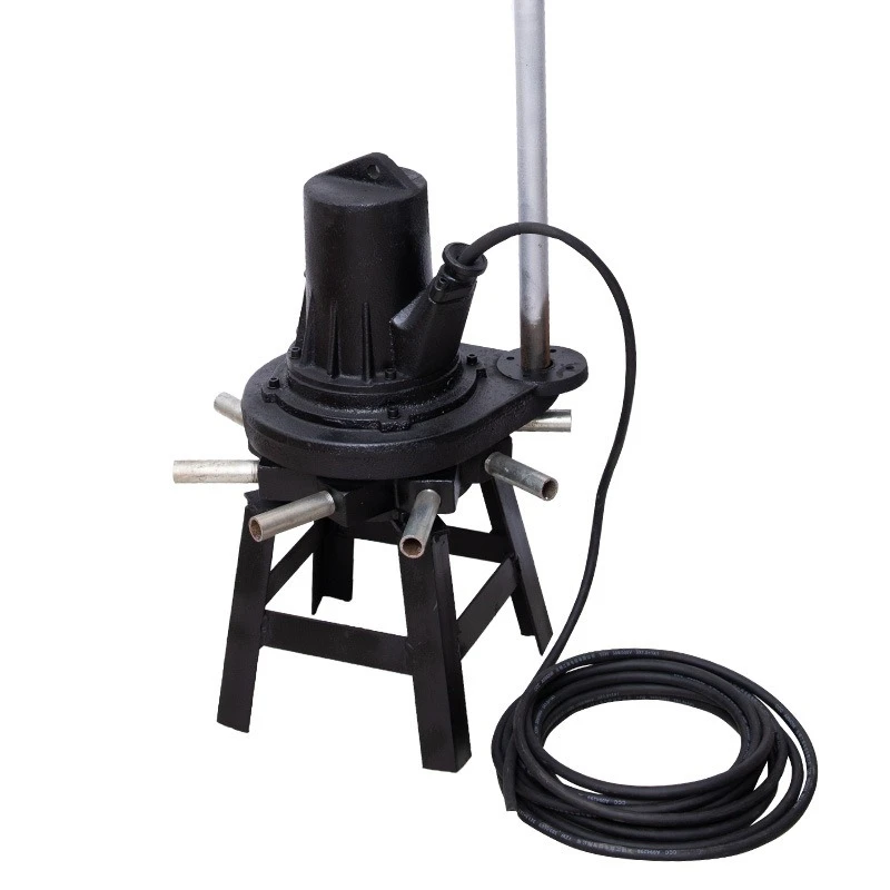 Centrifugal aerator Small push-flow diving aerator Sewage treatment Underwater oxygenation equipment