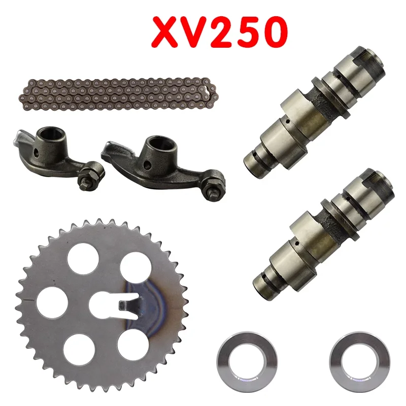 Suitable for Yamaha Virago XV250 125 Qianjiang V-cylinder Cam Rocker Arm Small Chain Timing Gear Engine Accessories