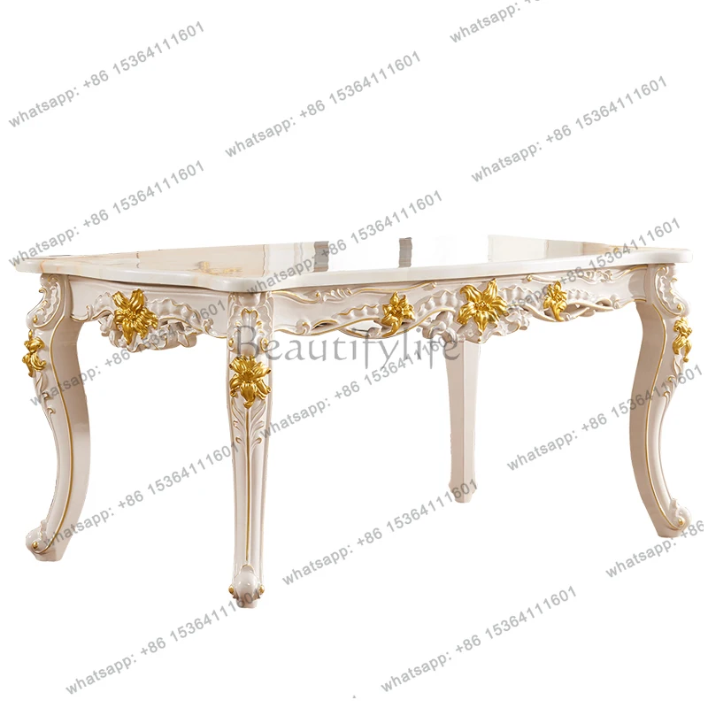 

Marble Nordic Dining Tables Restaurant Italian Modern Luxury Dining Tables Salon Wooden White Tavoli Da Pranzo Furniture Home