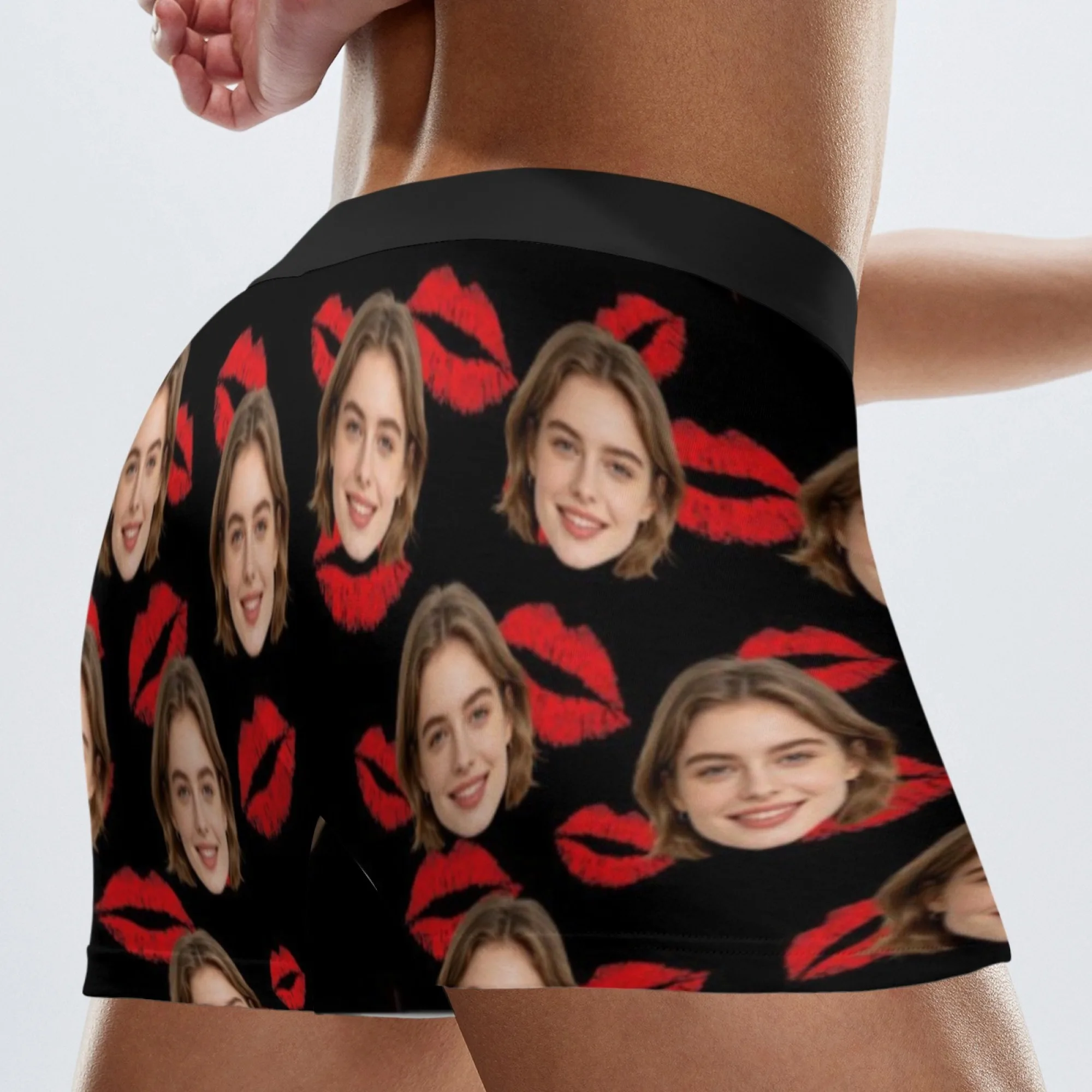 Personalized facial photo customization flat underwear customization men's Valentine's Day gift for husband gift for father