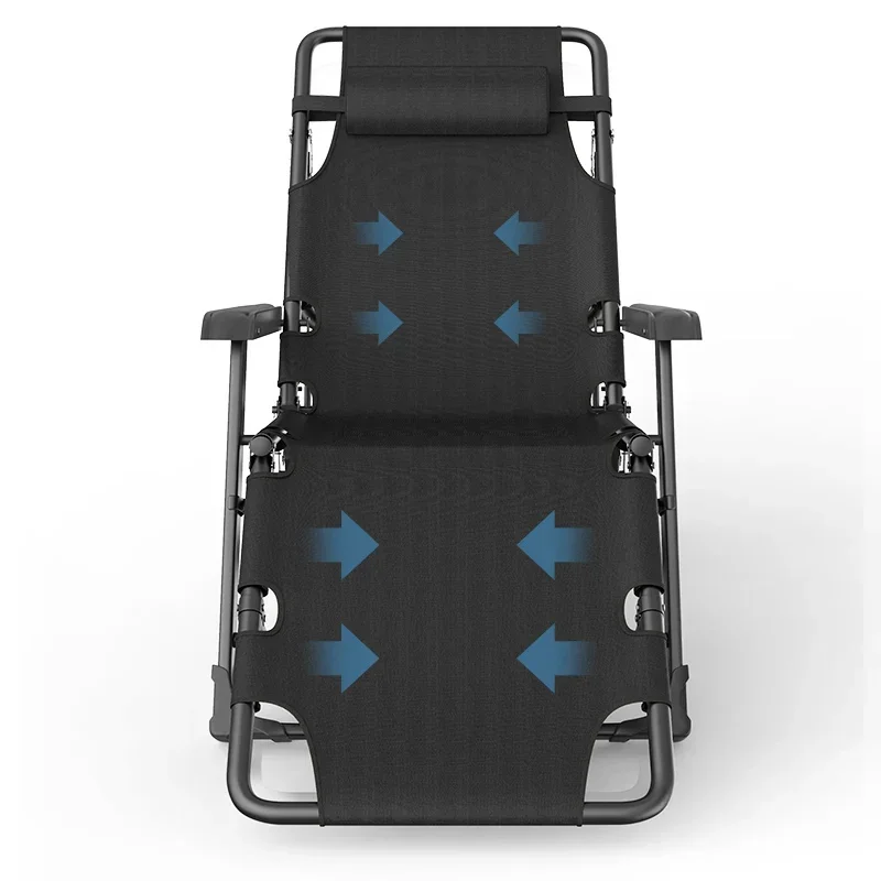 Installation-free Outdoor Folding Adjustable Gravity Leisure Bed Outdoor Beach Terrace Garden Folding Chair