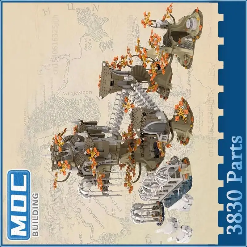 

UCS фильм Lothlориенти MOC строительные блоки знаменитый замок архитектура технология кирпич DIY сборка коллекция дисплей игрушки подарки