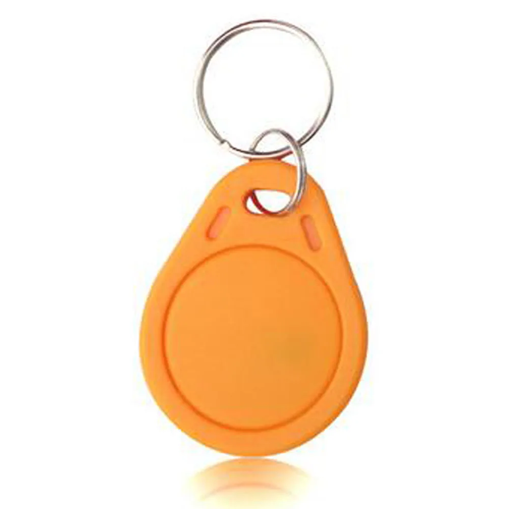 100pcs 13.56MHz IC M1 Keyfobs Tags Access Control System kit RFID Key Finder Card Token Attendance Keychain ABS Waterproof