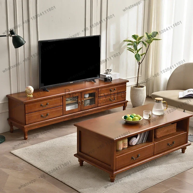 FG Retro Coffee Tv Table Floor Shelf Nordic Center Salon Storage Designer Universal Tv Stands Speaker Archivadores Salon Furnitu