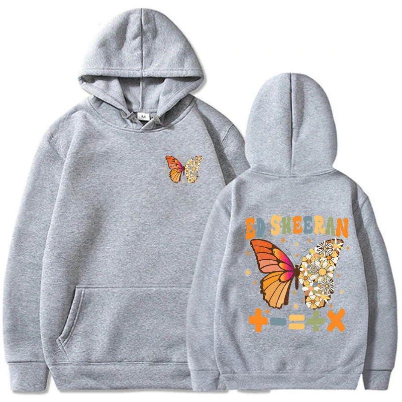 هوديي Ed Sheeran Butterfly The Mathematics Tour 2025 مع قبعة