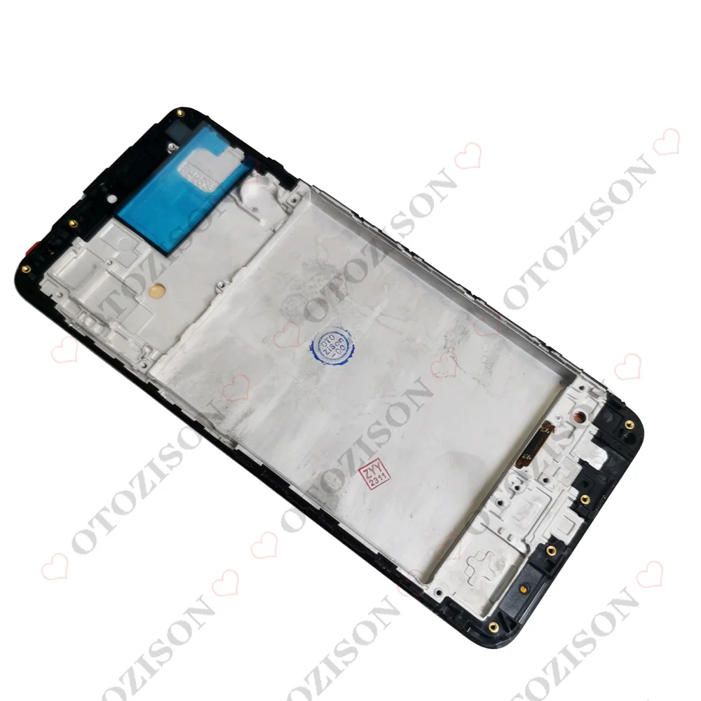 AMOLED LCD With Frame For Samsung Galaxy M22 F22 4G LCD M225FV E225F/DS Screen Touch Digitizer Assembly M225 E225 Replacement