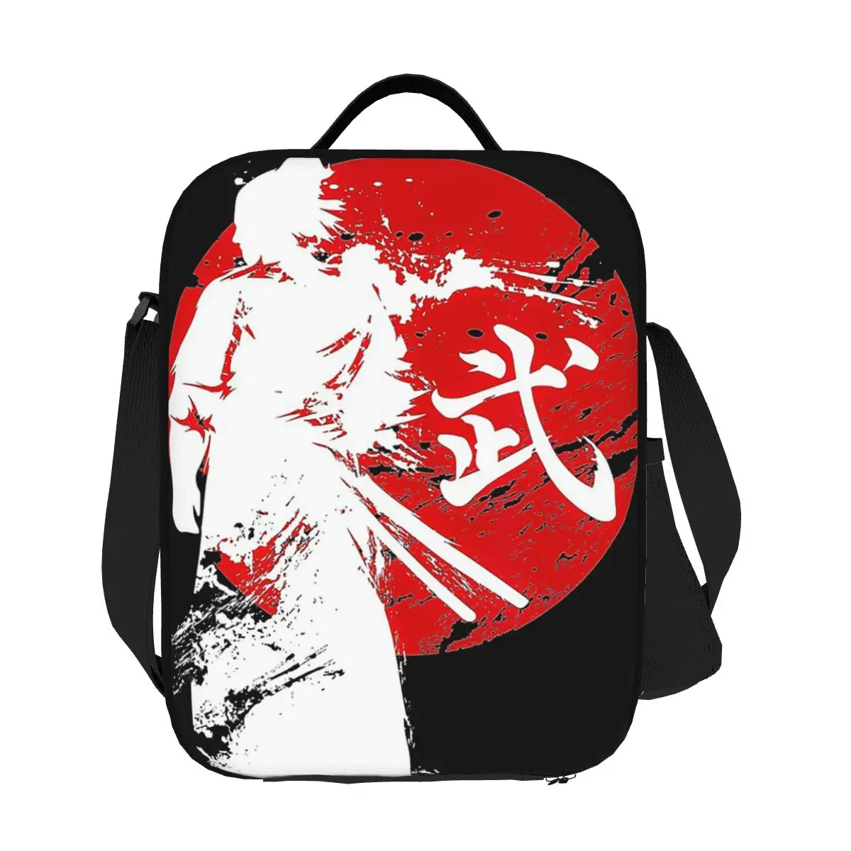 

Японский бусидо самурай воин каллиграфия восходящий солнце изолированные сумки для обеда ланч-боксы термобокс для обеда сумки для еды для пикника