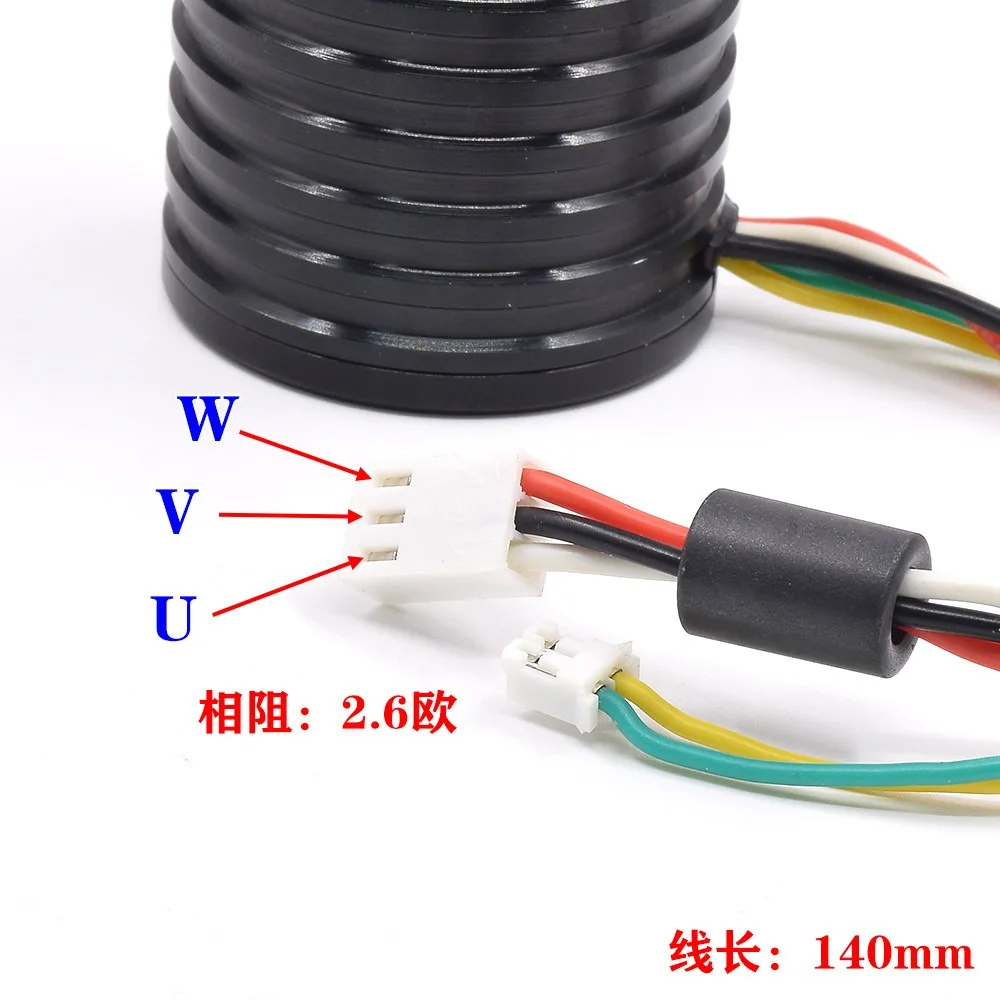 39mm Three-phase Inner Rotor Brushless Motor 6V-24V 40000rpm Rare Earth Strong Magnetic Double Ball Bearing Brushless Motor