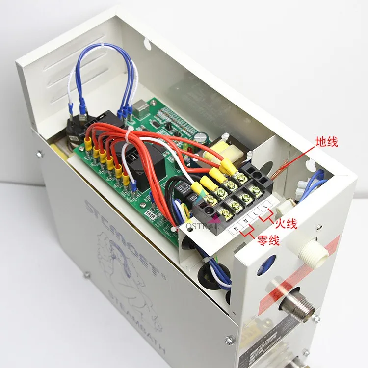 Generador de vapor, máquina de vapor para baño de Sauna, generador de Sauna de 3KW/4,5 kW, máquina de fumigación de SPA con controlador Digital