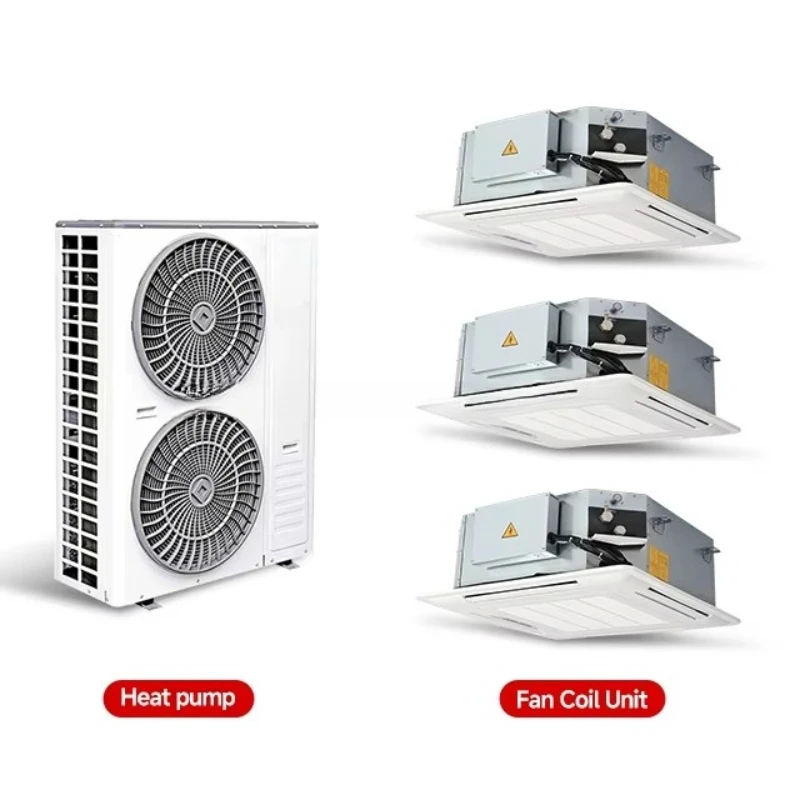 

China Fan Coil Constant Temperature HVAC Chilled Water System Box Circulation Fan Coil Household Heating and Refrigeration