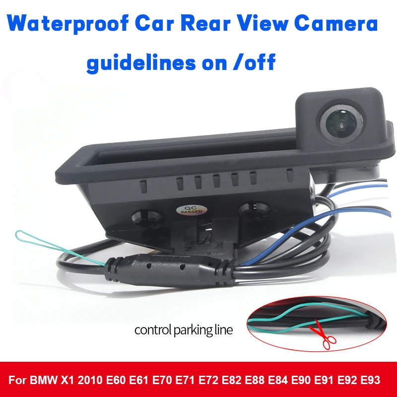 

Беспроводная резервная камера с ручкой багажника для BMW X1 2010 E60 E61 E70 E71 E72 E82 E88 E84 E90 E91 E92 E93