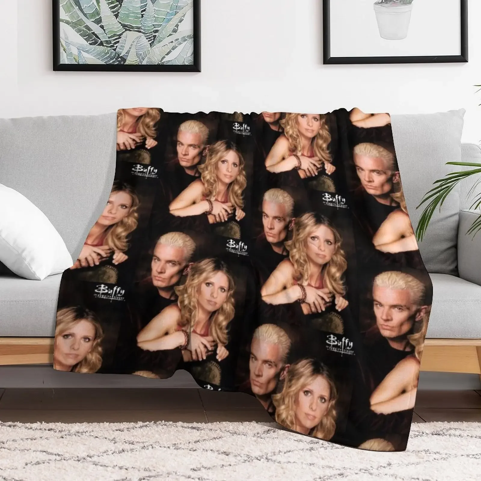 SPIKE - BUFFY Throw Blanket Air Conditioner Soft Blanket for Office Home