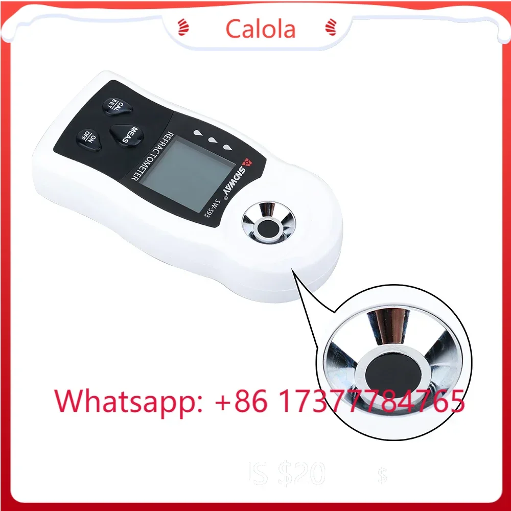 SNDWAY Digital Refractometer Brix Meter Wine Beer Fruit Sugar Concentration Saccharimeter Hydrometer