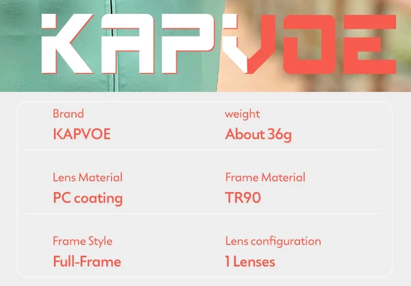 Kapvoe Farbe Photochrome Fahrradbrille MTB Sonnenbrille für Männer Frauen Sport Geschwindigkeit Mountainbike Fahrrad Zyklus Brillen Goggle – Detail 2
