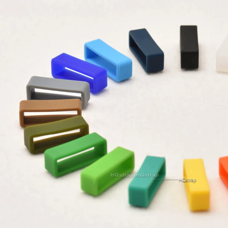 4 قطعة المطاط ساعات سيليكون الفرقة حارس 16 مللي متر 18 مللي متر 20 مللي متر 22 مللي متر 24 مللي متر 26 مللي متر حزام ساعة اليد حامل الأمن حلقة حلقة معصمه خواتم #3