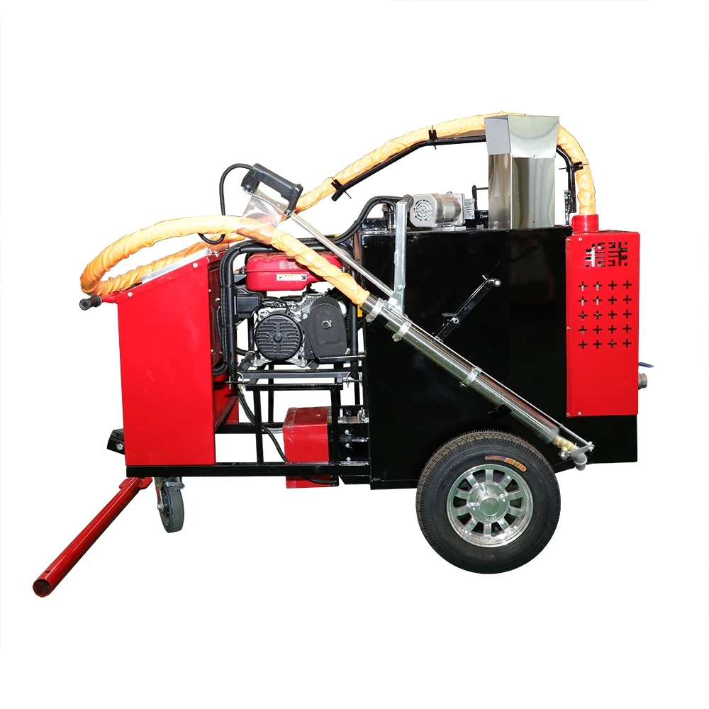 Diesel hot asphalt spreader hand-pushed asphalt spraying equipment for pavement renovation can be mobile asphalt spreader