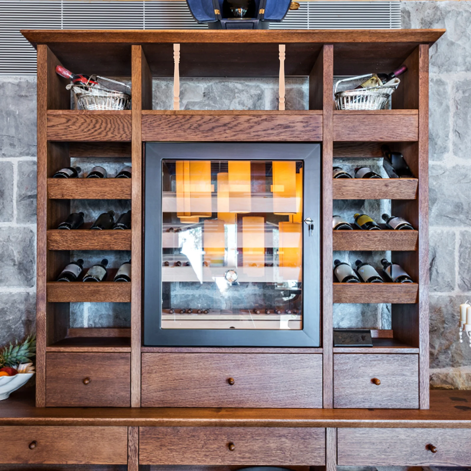 2 قطعة أعمدة زخرفية من الخشب الصلب أعمدة رومانية أنيقة للمنزل خزانة مشروبات الأثاث لتقوم بها بنفسك مغزل الخشب الدرابزين الدرج