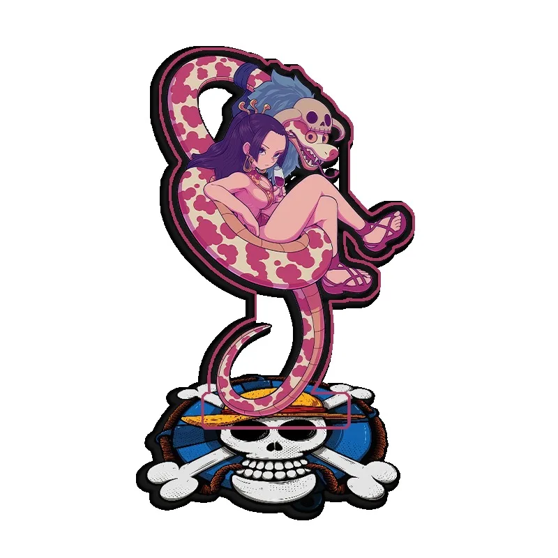 Standing Sign For OPCG  OP Sir Crocodile Boa Hancock Acrylic Self Made Cartoon Anime Game Desktop Decoration Toy Fans Gift15cm view 4