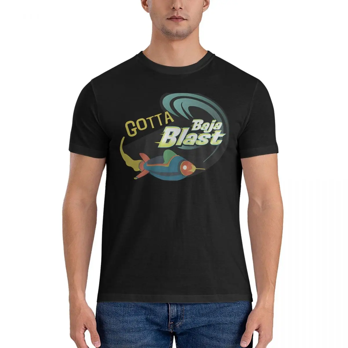 Gotta Blast T Shirt Men Cotton Vintage T-Shirts Crewneck Baja Tee Shirt Short Sleeve Clothing Gift Idea