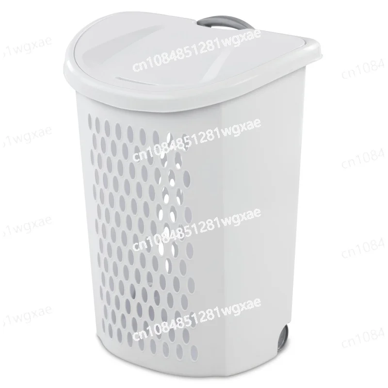 

Sterilite Ultra™Wheeled Hamper Plastic, White