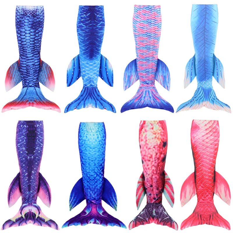 Children Mermaid Swimsuit Bathing Suit Mermaid Princess Cosplay Costume for Girls Pool Party Swimmable Clothing with Shorts