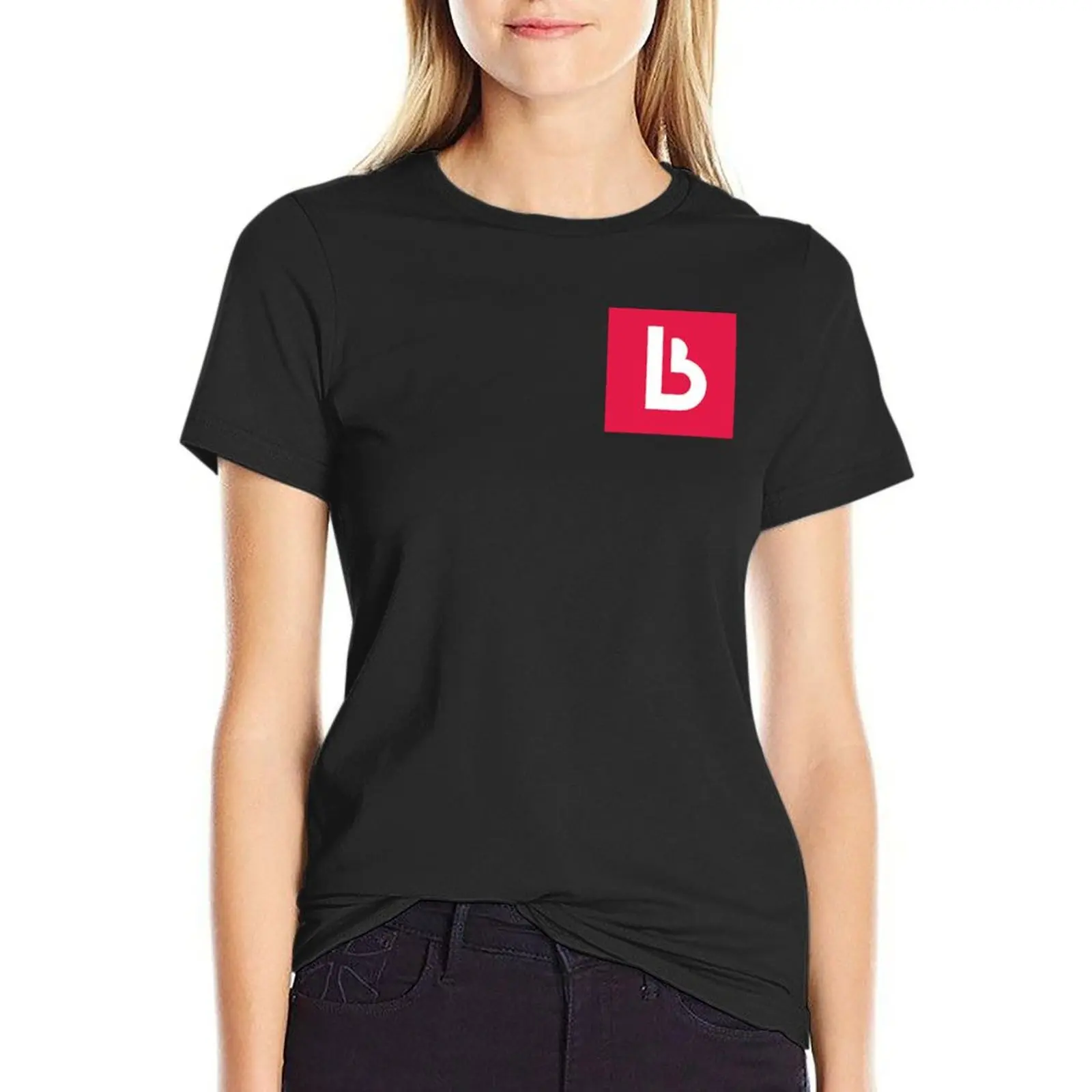 

Lad Baby official logo T-shirt funny summer top woman t shirt