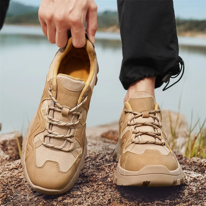 

Модная мужская дышащая уличная спортивная обувь с сеткой для отдыха, бестселлерная мужская обувь большого размера