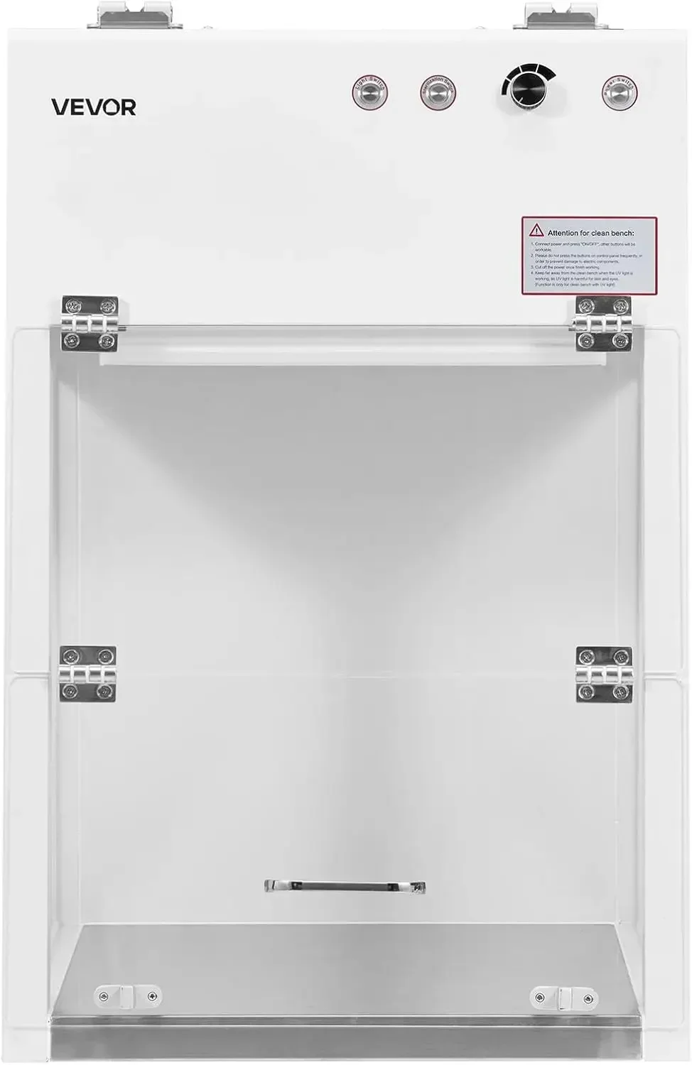 Laminar Flow Hood, 20.08 x 20.47 x 23.62 inch Working Area Portable Clean Room, Meets ISO Class 5 Clean Room Standards, Adjustab
