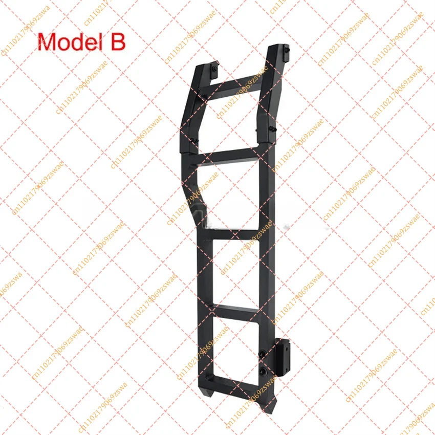 Aluminum Alloy Rear Tailgate Ladder for Suzuki Jimny JB64 JB74, SUV Roof Access Step Accessories