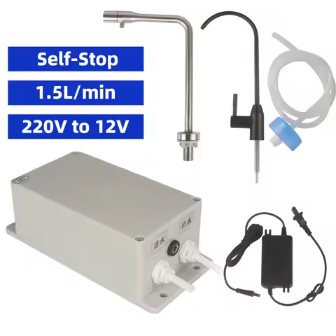 Electric Faucet for Kitchen Caravan 12V Caravan Electric Kitchen Water Pump Faucet Automatic Water Suction Pump 1.5 L/ min