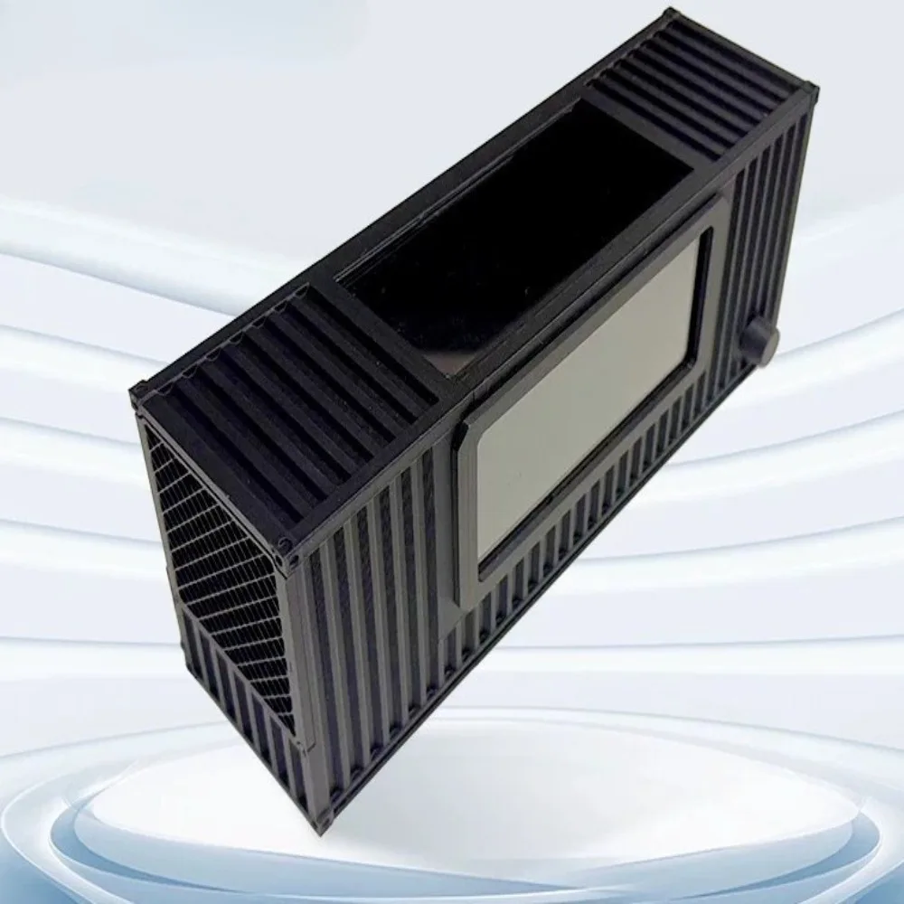3D Printed Wind Tunnel Display Box With Water Mist LED Light Type-C Charging Dustproof Showcase for 1/64 1/43 Scale Model Car