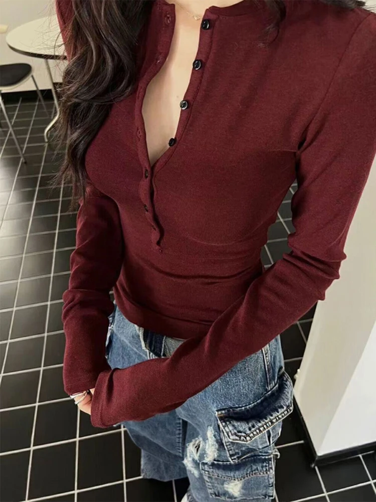 プラスサイズ 300ポンド 女性用ロングスリーブTシャツ ピュアデザイア インナーウェア 肩丈 アメリカンスタイル ホットガール ベースシャツ トップス