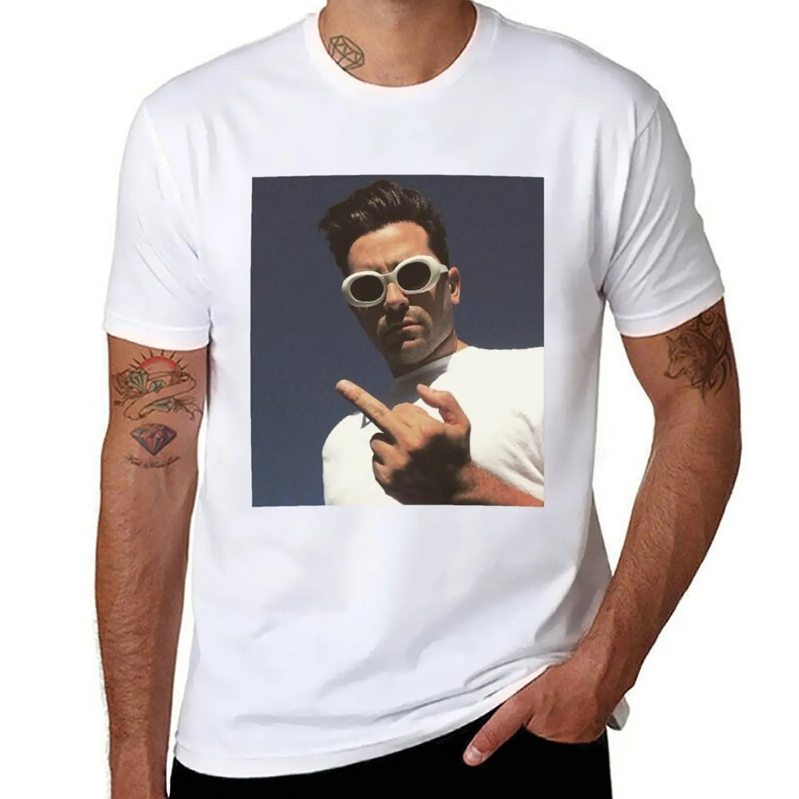 

Daniel Levy T-Shirt t shirt men 100% cotton luxury brand t shirts for man graphic vintage T-Shirt