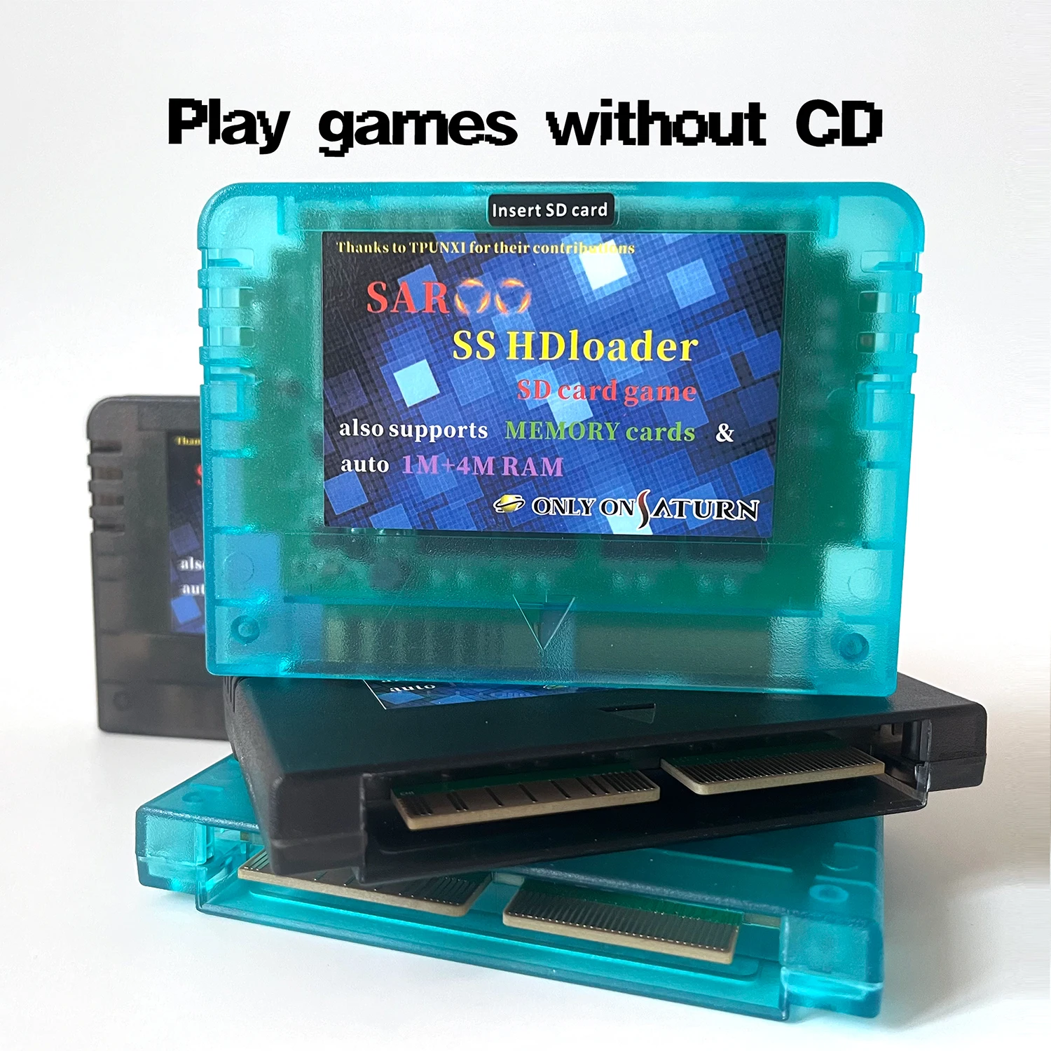 Saroo-cargador SS HDLoader, compatible con tarjeta SD/TF, juegos de consola Sega Saturn sin CD Arcade, novedad de 2024