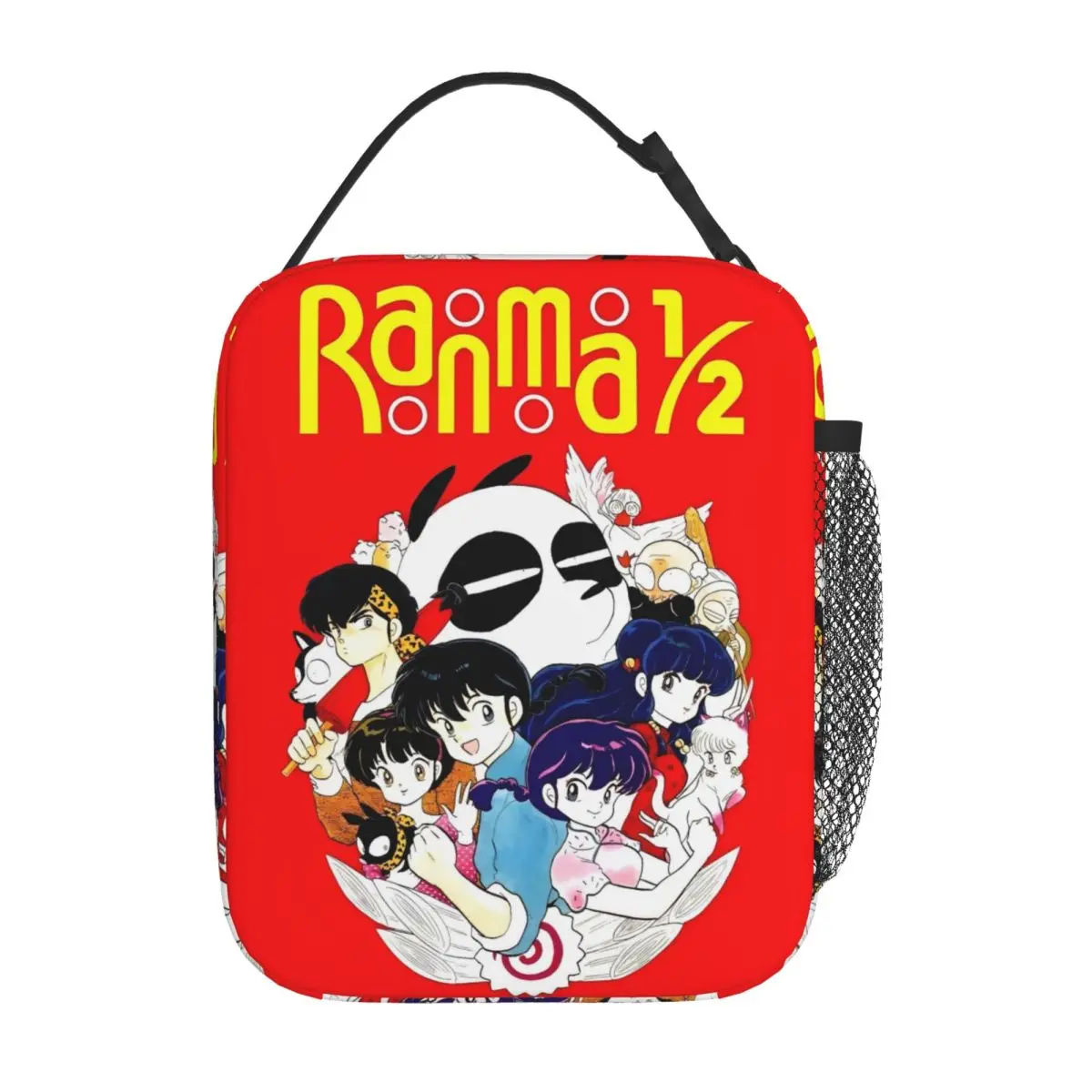 Manga Ranma Insulated Lunch Bags Thermal Bag  Lunch Container Martial High Capacity Tote Lunch Box Food Handbags Beach Travel