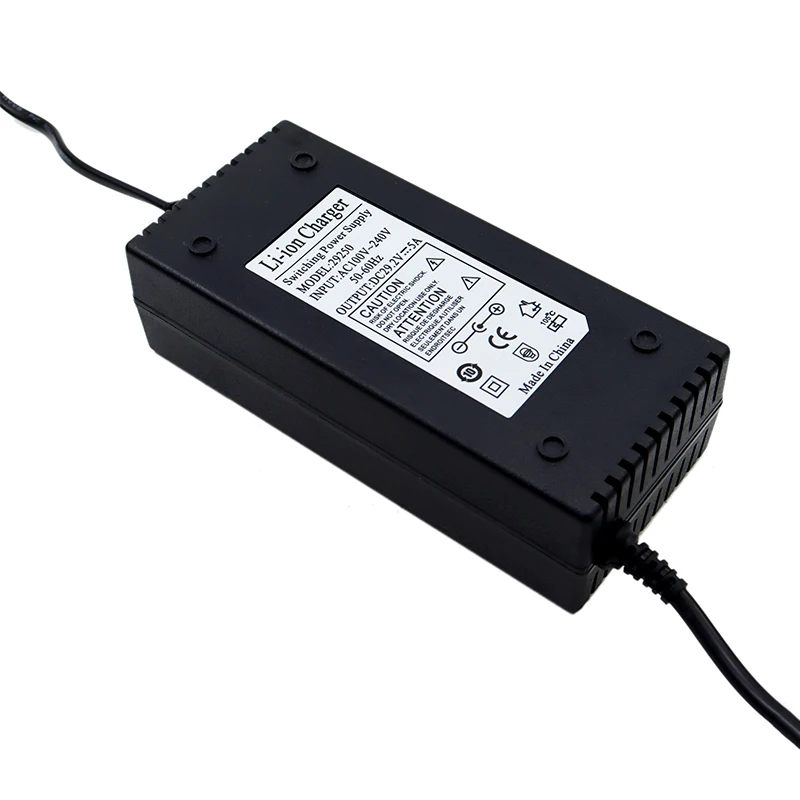 29.2V 5A LiFePO4 charger is used for 24V 8S Lithium iron phosphate Battery pack AC100-240V 50/60Hz Intelligent 5A Fast charging