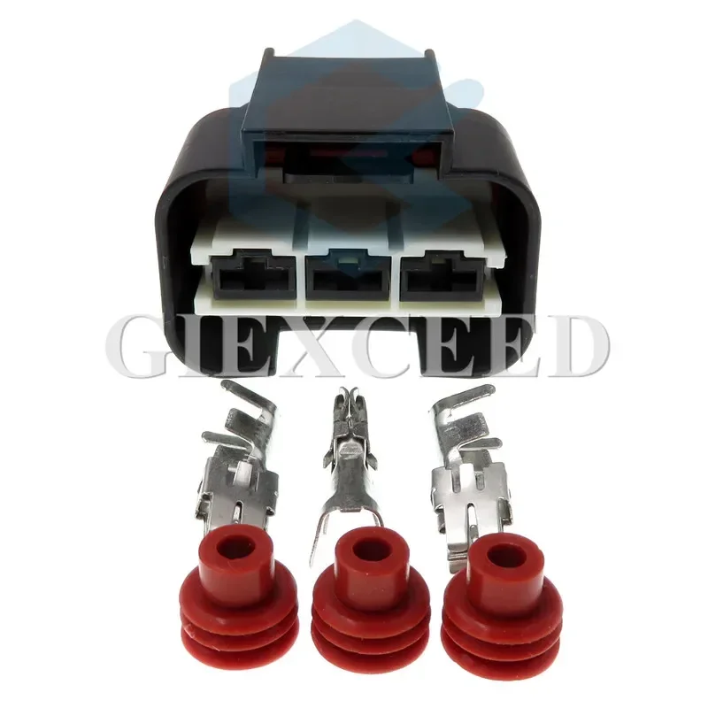 

2 Sets 3 Pin AC Assembly 1743271-2 Female Electrical Fan Socket Wire Harness Connector For Auto Hyundai Tucson Kia