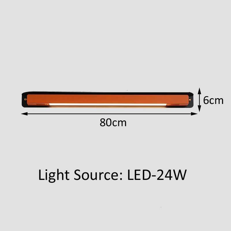 Long Strip Storage Wall Lamp Vintage American Style for Living Room Sofa Wall Bedroom Master Bedside Home Lighting