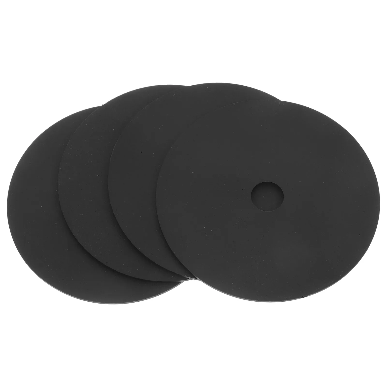 

4pcs Toilet Brush Cover Round Disc Shield Replacement For Toilet Cleaning Brush Splash Proof Guard Pp Material Easy