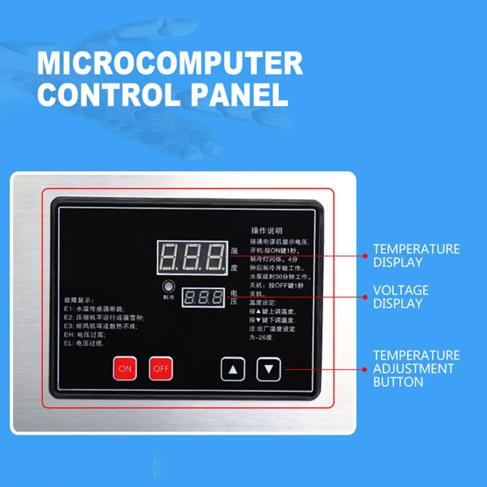 상업용 아이스 메이커 기계, 6 배럴 면 얼음 발생기, 눈송이 아이스크림 기계, 아이스 큐브 기계