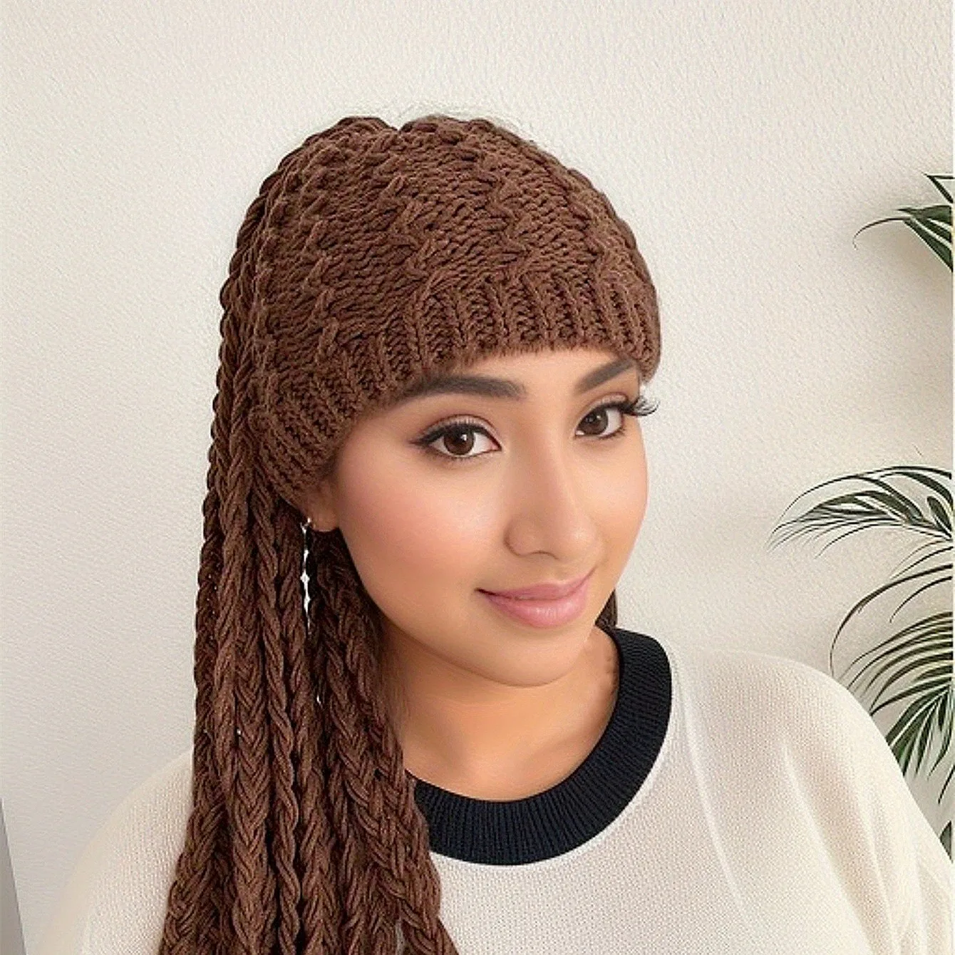 Unisex Wig Braids Hat Hip Hop Hats Knit Men Jamaica Bob Marley Rasta Beanie Winter Dreadlocks Reggae Caribbean Fancy Dress Hat