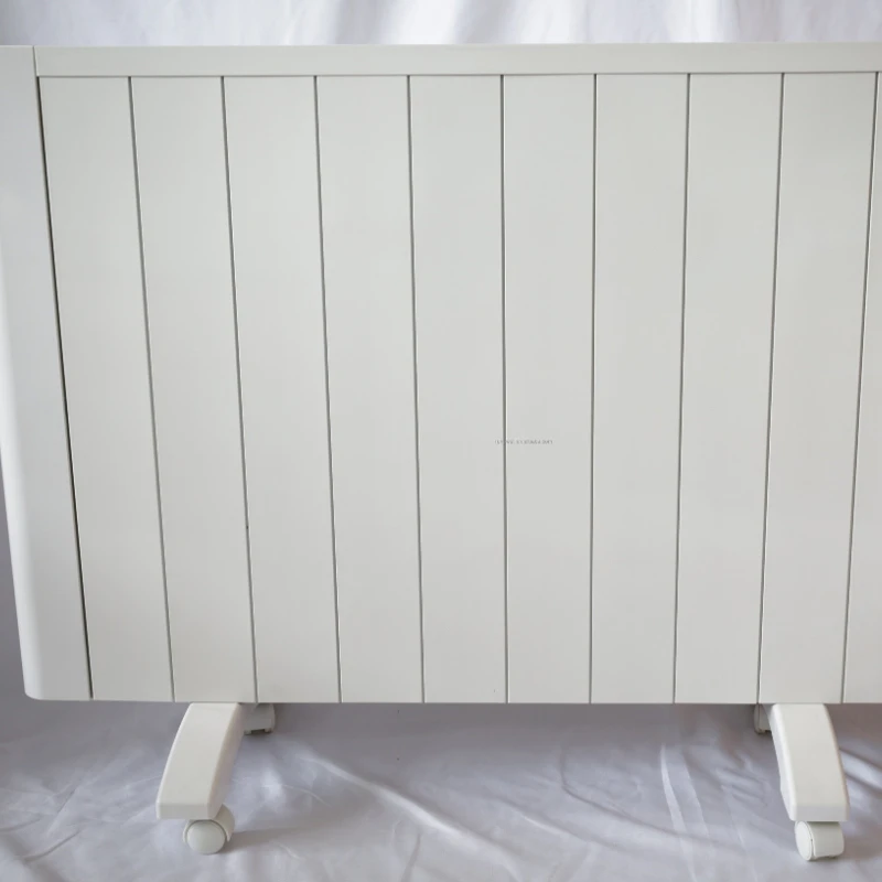 white color Slimline Panel Heater with Timer 800W electric towel dryer