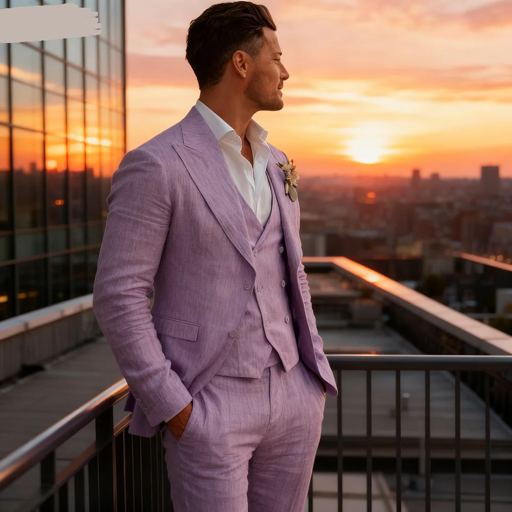 

Men's Smoking Jacket, 3 Pairs, Lined Pants, Men's Clothing, Red Color, Men's Smoking, 3 Pcs