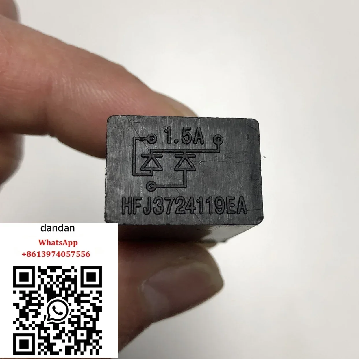 Working in XCMG original crane throttle relay HFJ3724119EA throttle switching relay throttle diode