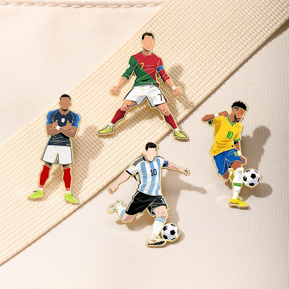 4pcs Football Pin Set Cool Sta - đánh giá và giá Jewelry Making Kit Professional