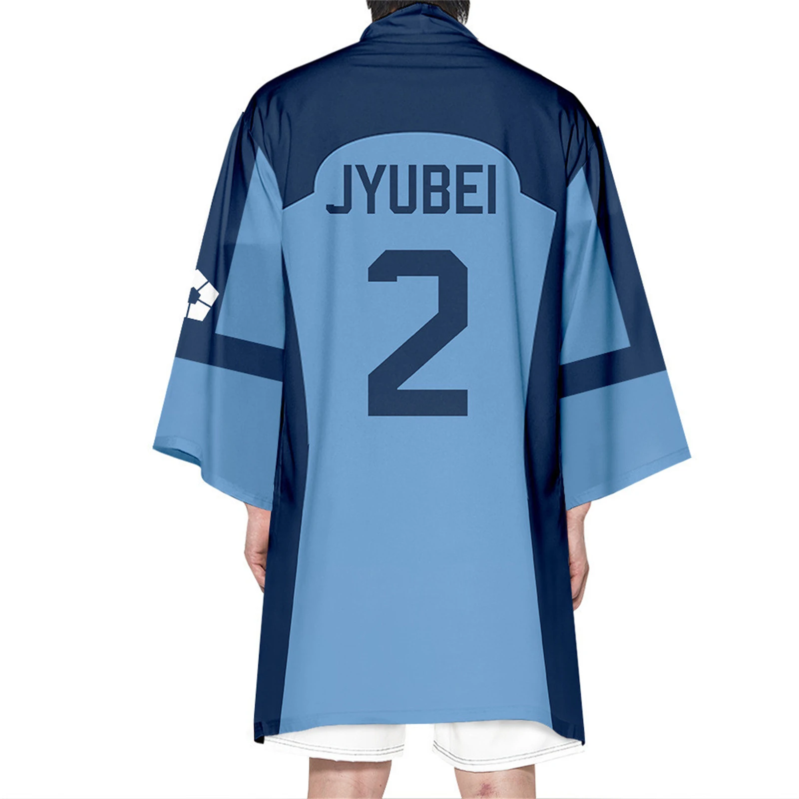 

Isagi Yoichi Blue Kimono Rensuke Kunigami Cosplay Kimono Cardigan Anime Costume Casual Cosplay Outer Robe