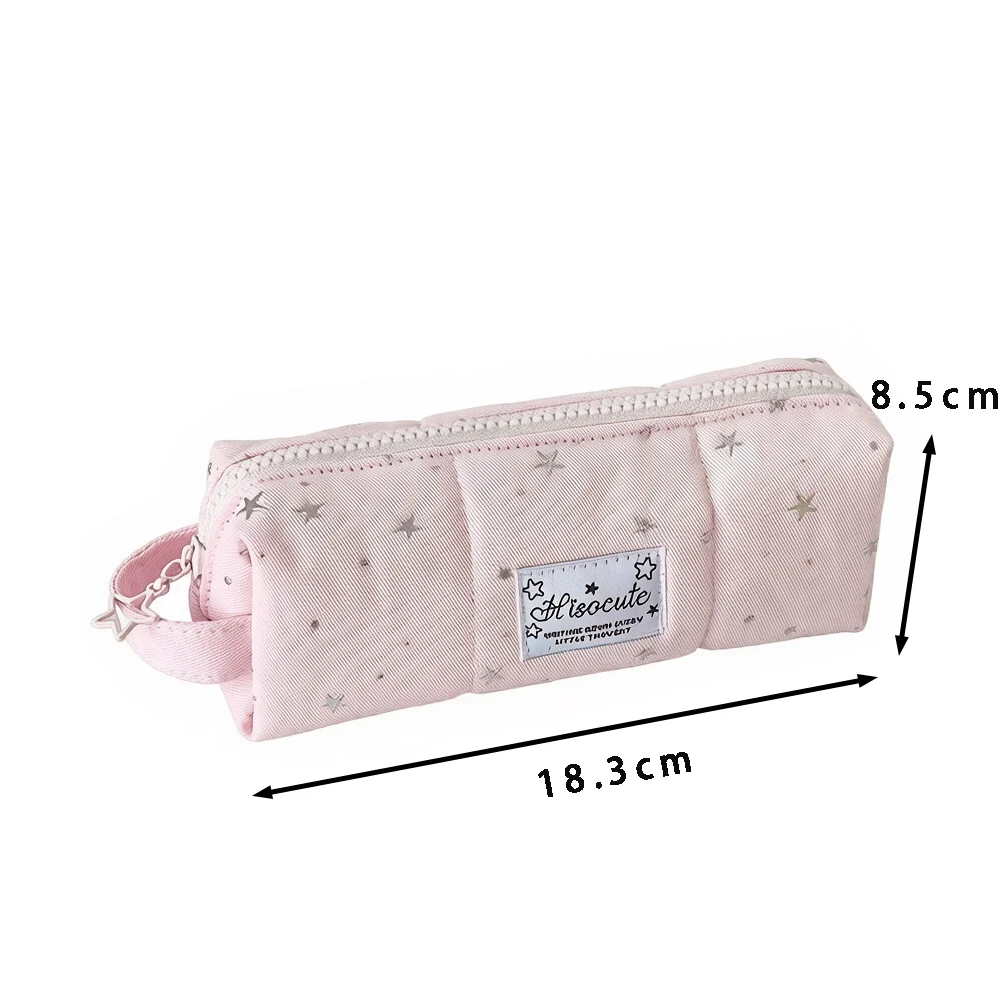 New Handheld Pencil Case Large Capacity Student Stationery Pouch Multifunctional Make Up Storage Bag Travel Portable Toilet Bag