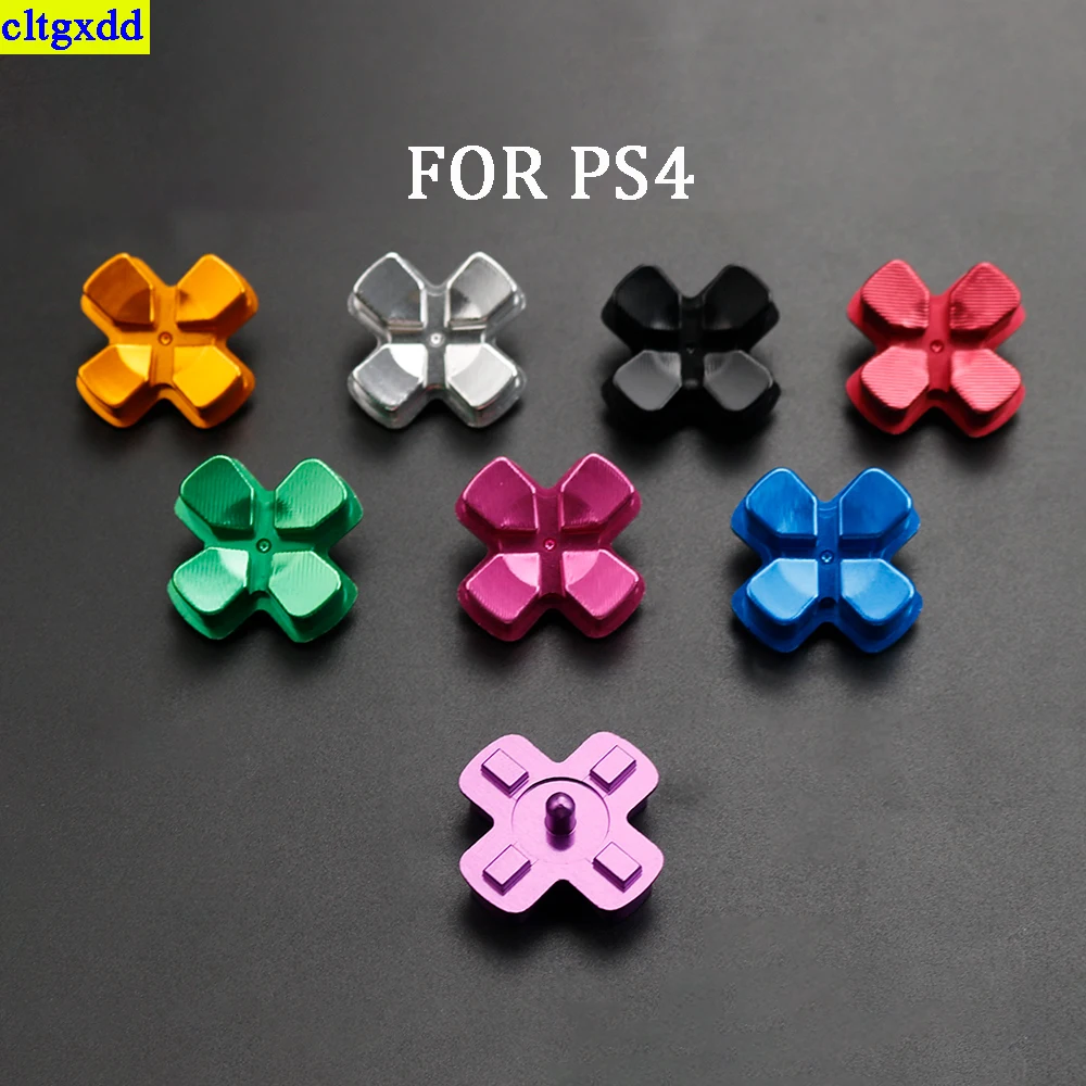 

Cltgxdd 1piece FOR PS4 controller metal button D-pad cross button aluminum directional button button