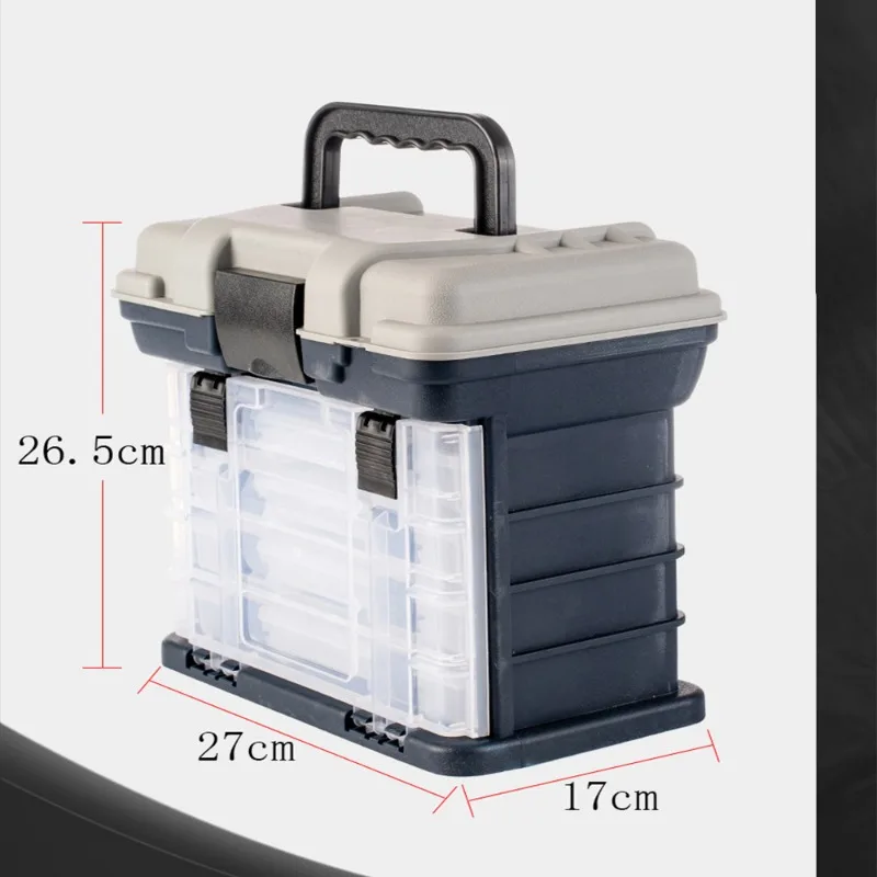 4 Drawer Tackle Box Fishing Baits Lures Tool Shock-resistant Large Storage fishing accessories fishing accessories carp