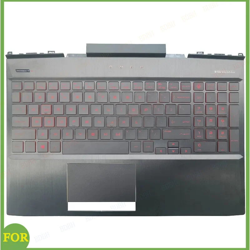 Original Keyboard For HP Omen 15-DC 15-dc1055TX TPN-Q211 Laptop Palmrest Top Case Backlit Gamer Keyboard L30195-001 L30194-001